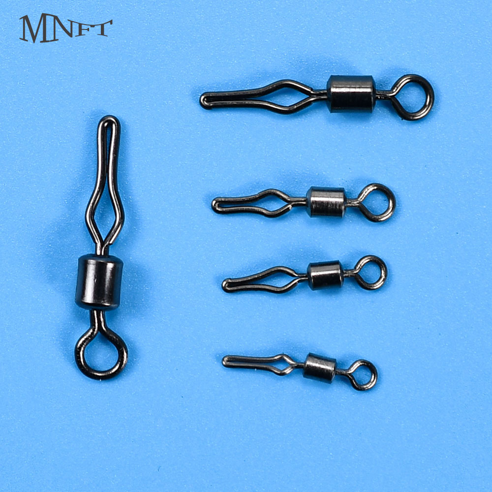 Tippet Line - 100Pcs Drop Shot Swivels Rolling Swivels