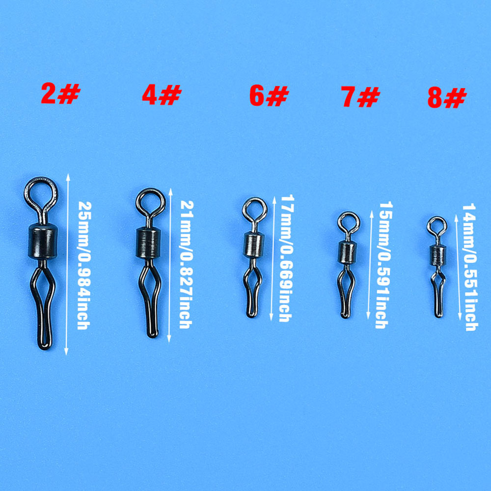 100Pcs Drop Shot Swivels Rolli - огляд і ціна Tippet Line