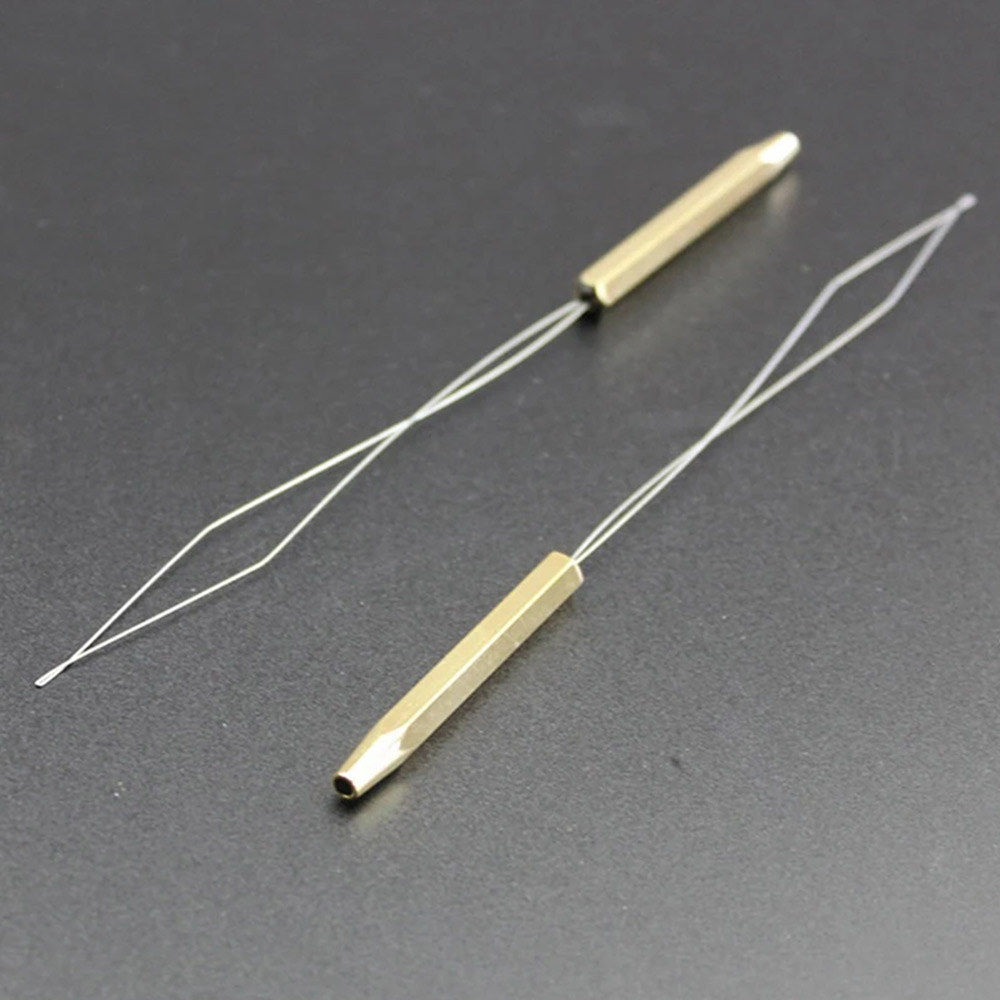 1PC Brass Bobbin Threader Fly  - огляд і ціна Fishing Line Winder