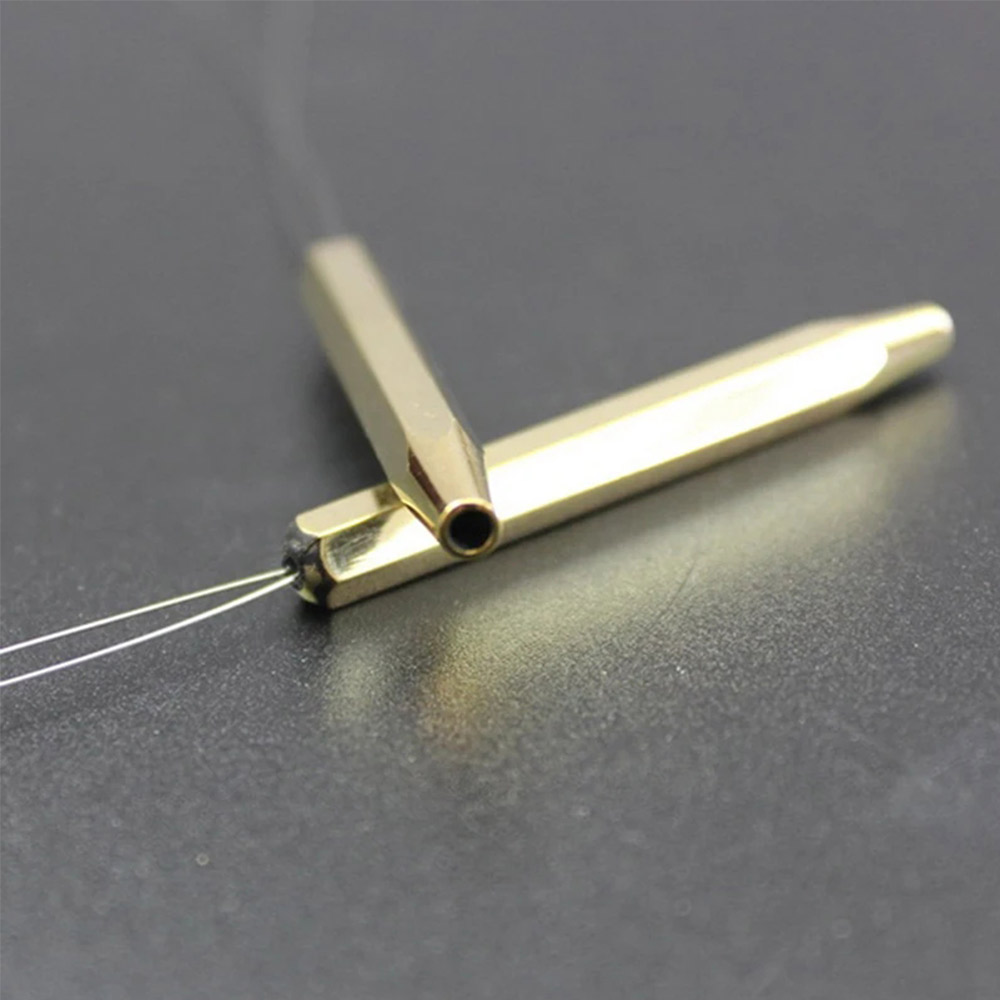 1PC Brass Bobbin Threader Fly  - огляд і ціна Fishing Line Winder