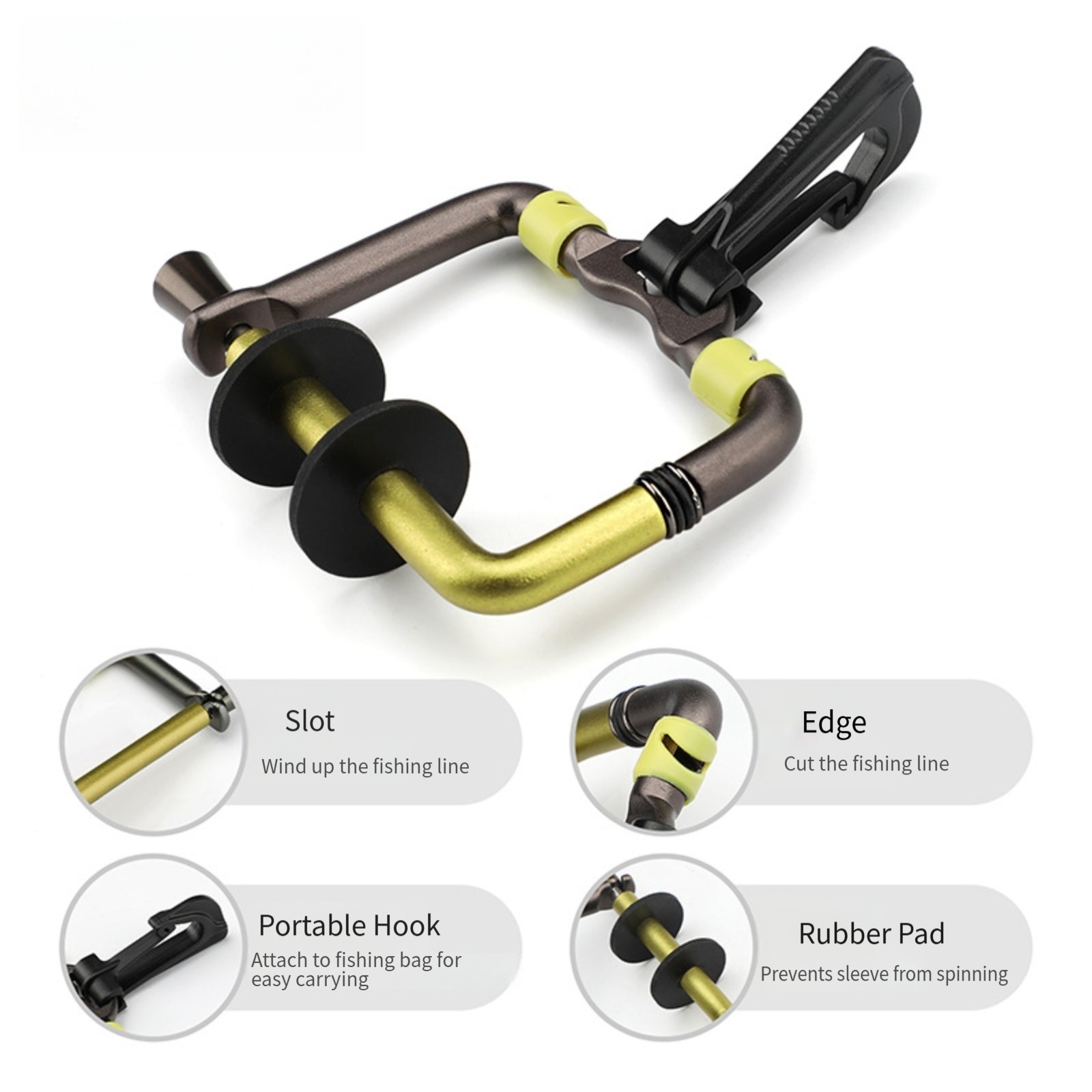 /Aluminum /Portable /Fishing L - огляд і ціна Fishing Line Spool