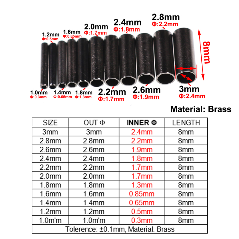 100pcs Black Single Barrel Cop - огляд і ціна Freshwater Line