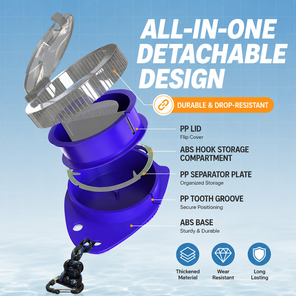 VIKINGAR Portable Swivel Sub‑l - огляд і ціна Fishing Line Box
