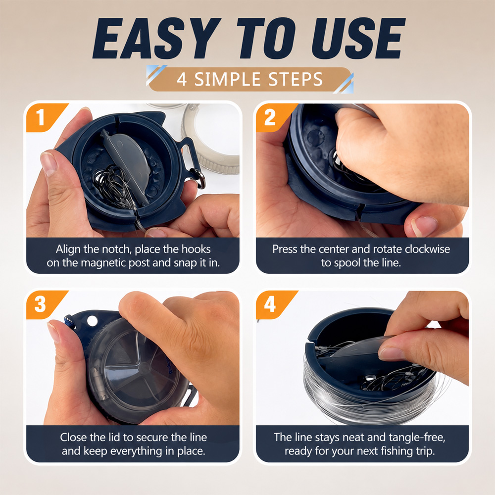 VIKINGAR Portable Swivel Sub‑l - огляд і ціна Fishing Line Box
