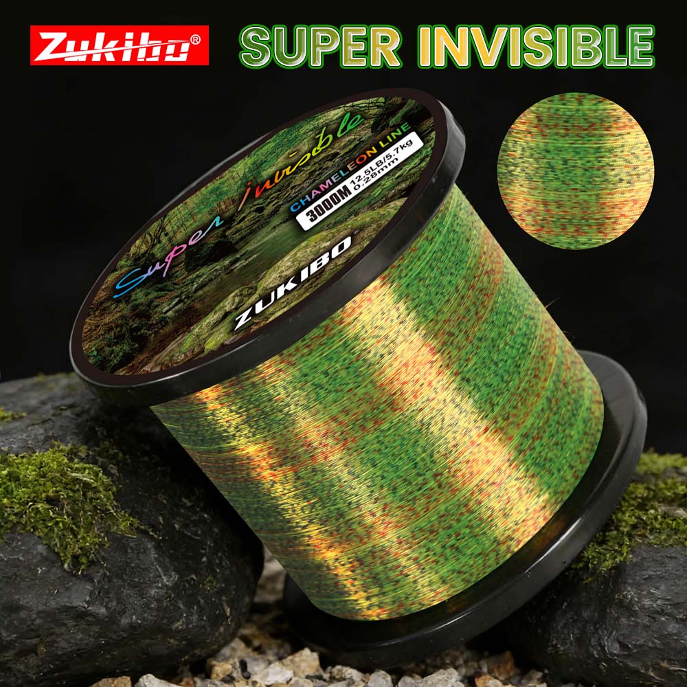 ZUKIBO 3D Speckle Line Yellow  - огляд і ціна Fluorocarbon Line