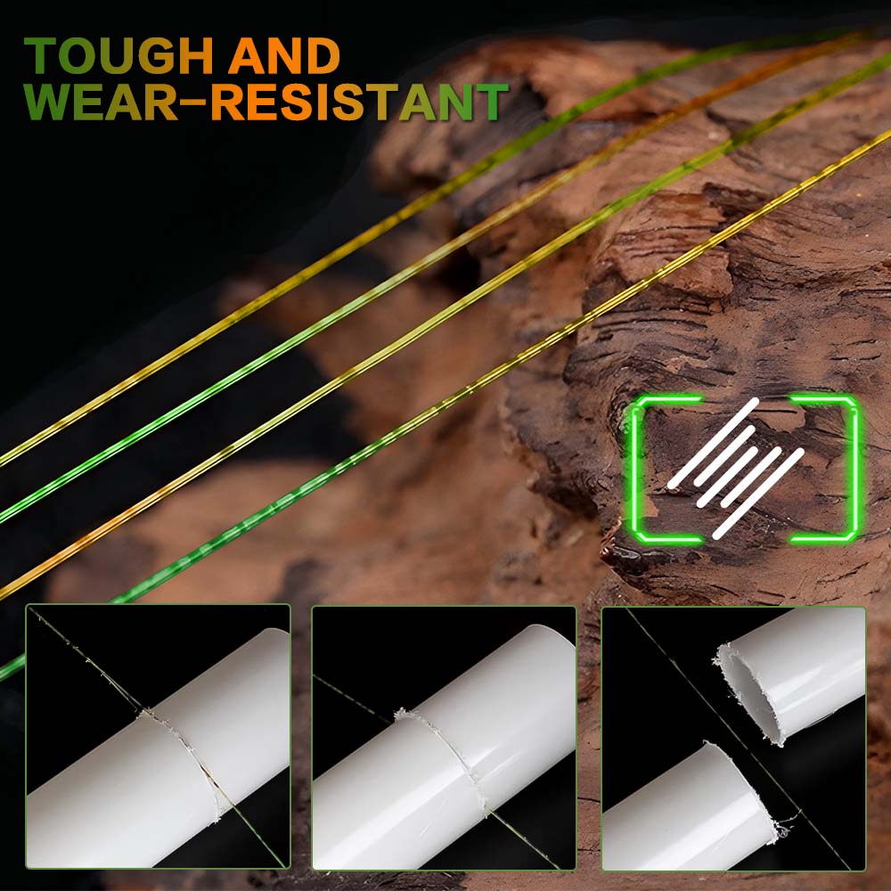 ZUKIBO 3D Speckle Line Yellow  - огляд і ціна Fluorocarbon Line