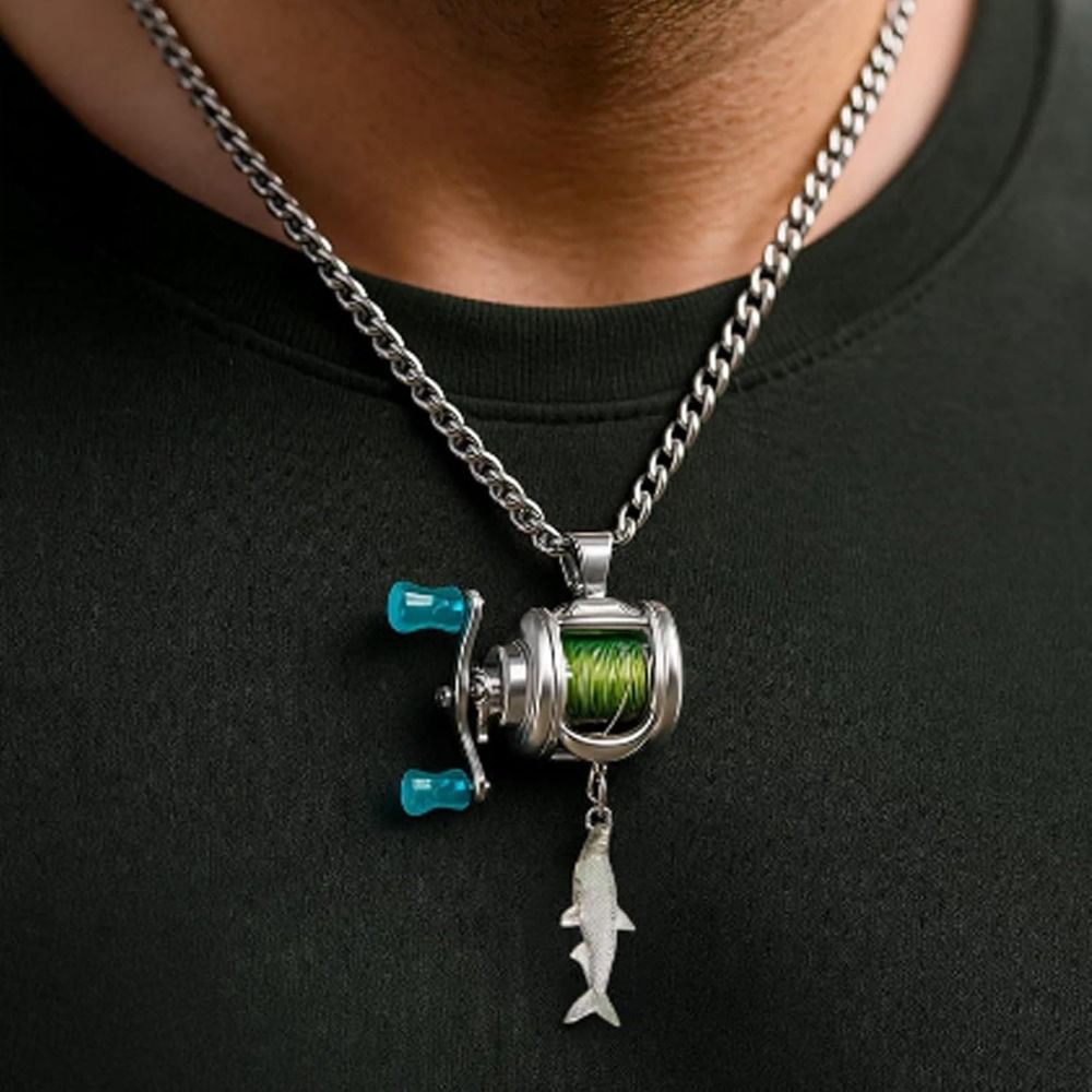 Mini Fishing Reel Necklace Fis - огляд і ціна Fishing Line Spool