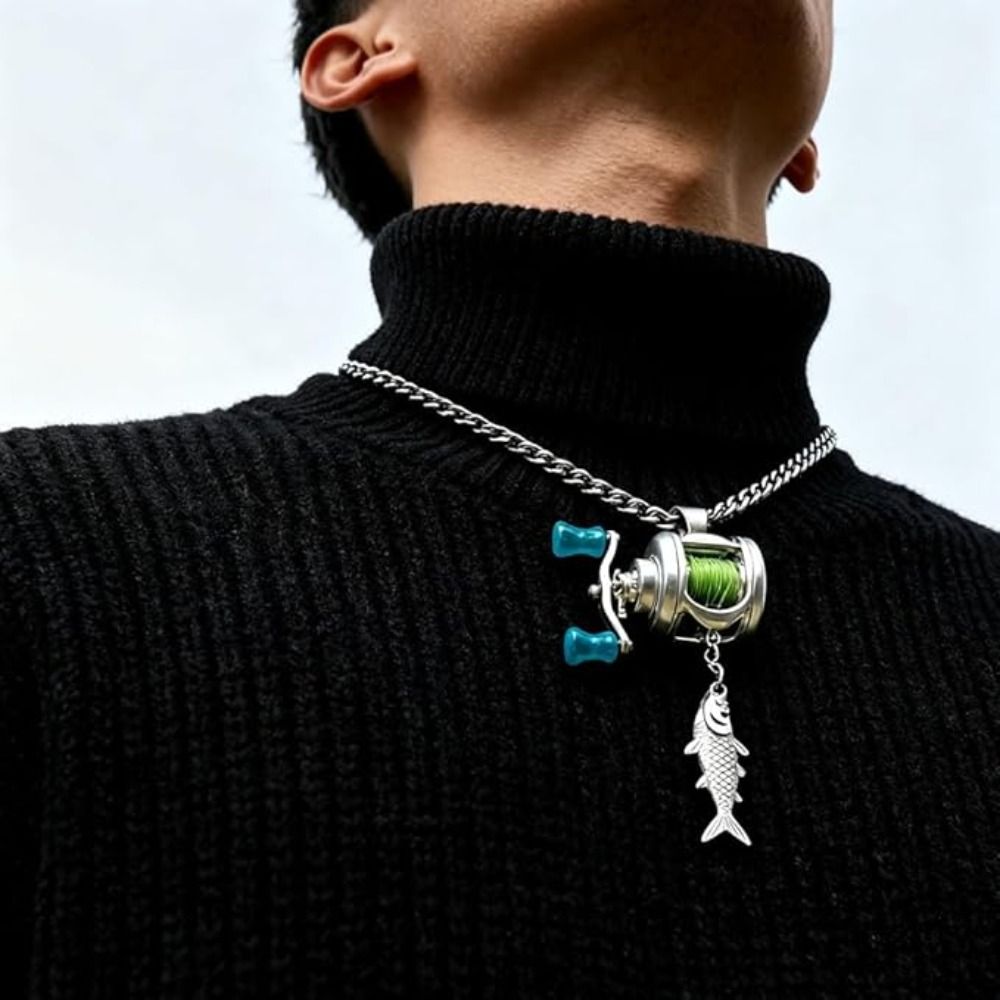 Mini Fishing Reel Necklace Fis - огляд і ціна Fishing Line Spool