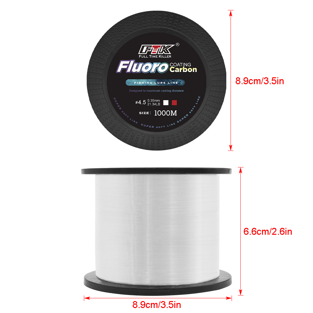 FTK 1000M Nylon Fishing Line S - огляд і ціна Fluorocarbon Line